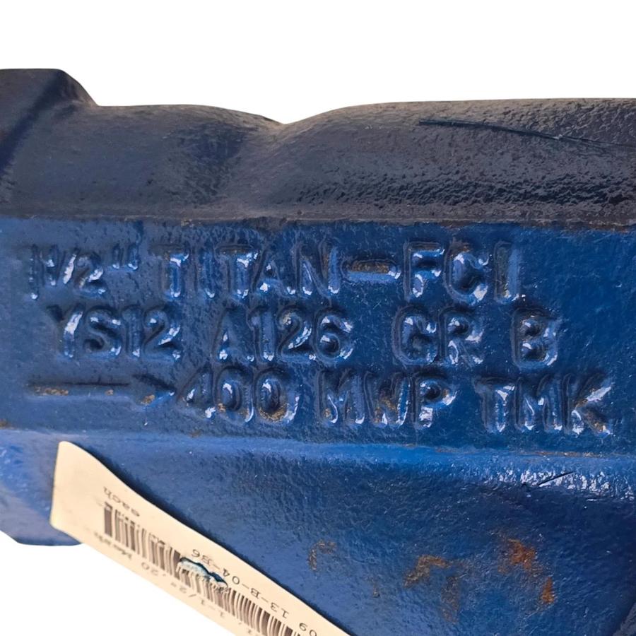 Titan Flow Control YS12-CI Y-Strainer 1-1/2" Threaded 20 Mesh 400 PSI YS12I0150