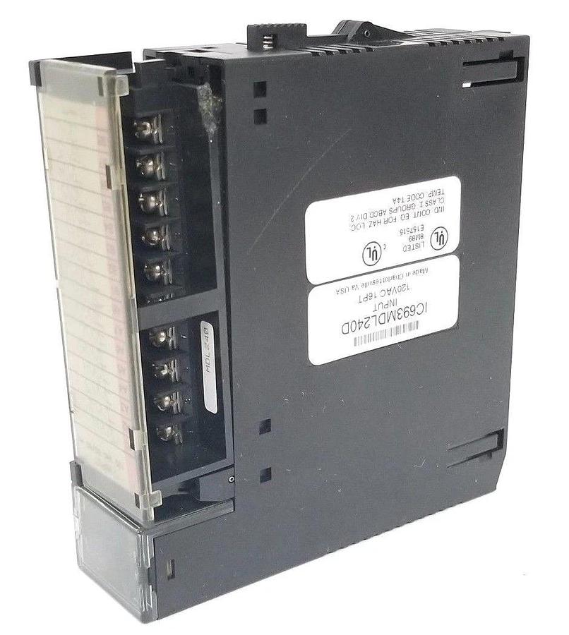 Used GE FANUC IC693MDL240D INPUT MODULE 120VAC 16PT