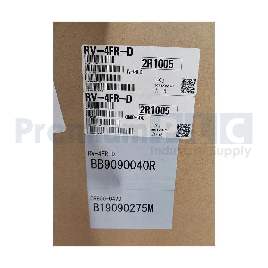 Used Mitsubishi MELFA RV-4FR-D 6-Axis Robot System 4kg P/L w/CR800-04VD & R32TB NEW