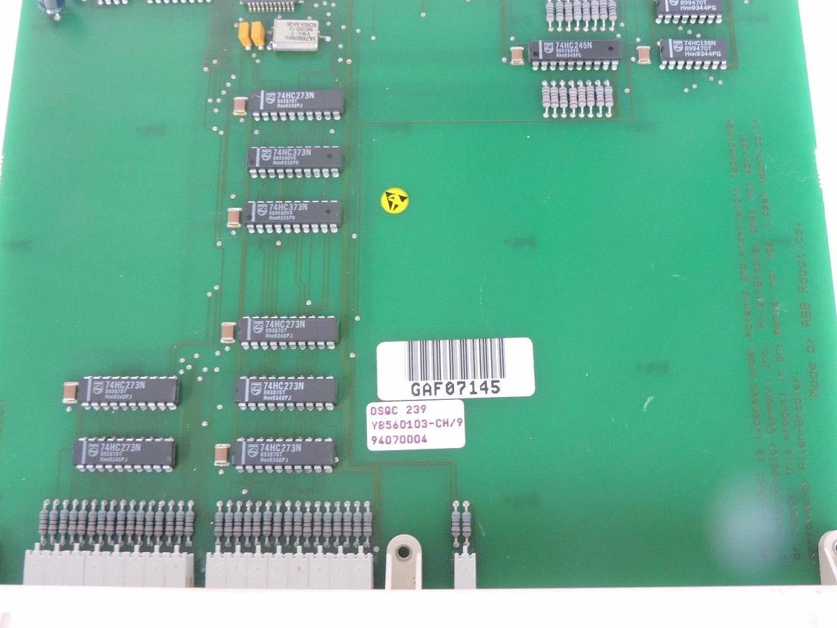 Used ABB DSQC-239 YB560103-CH/9 REMOTE I/O BOARD DSQC239, 2668 165-14/2