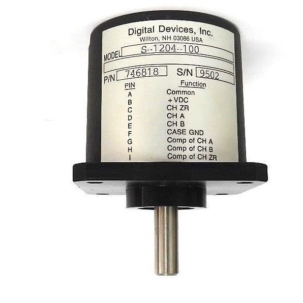 Used NEW DIGITAL DEVICES 746818 ENCODER S-1204-100