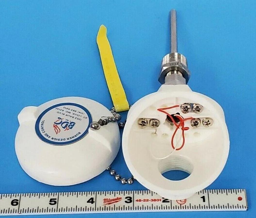 Used BDC BURNER DESIGN CONTROL R5T185L48053-00-65B TEMPERATURE SENSOR PROBE ASSY.