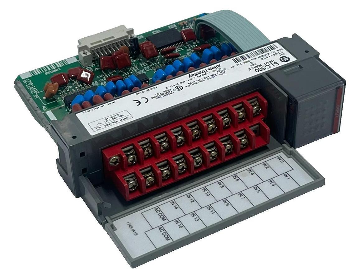 Used ALLEN BRADLEY 1746-IA16 SER C 16 Pt 120VAC Digital Input Module AB SLC 500