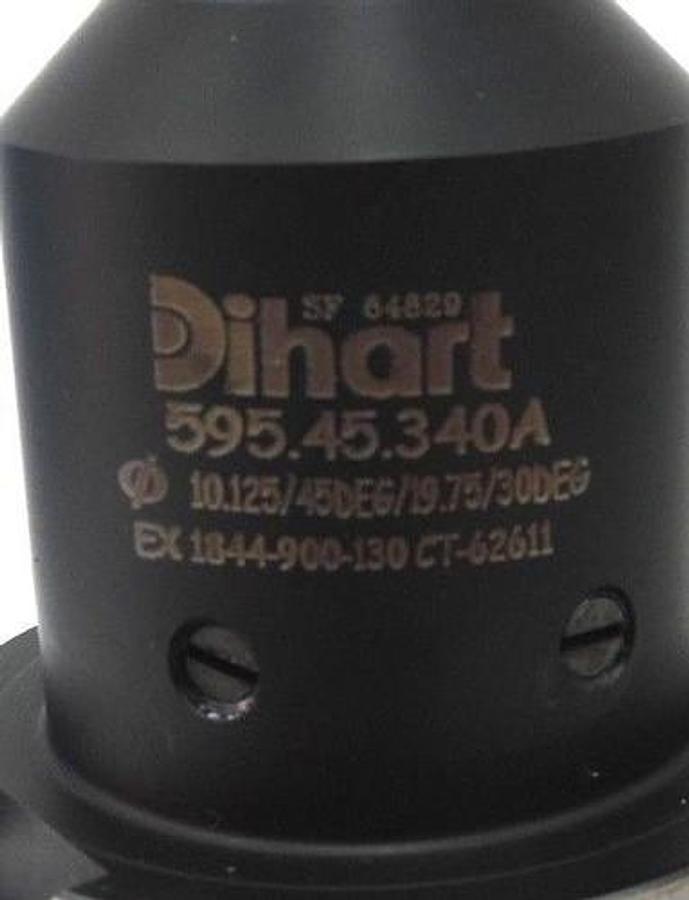 Used LOT OF 2 NEW KOMET DIHART 595.45.340A TOOL HOLDER SP HSK63A SOLID 4-STEP RWR PCD