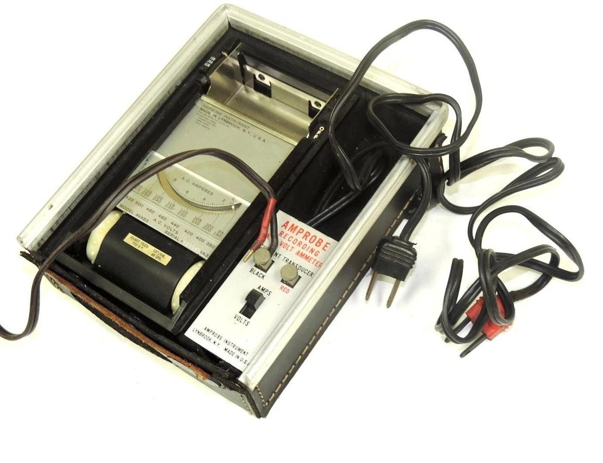 Used AMPROBE LAVA83 RECORDING AC VOLT AMMETER 12 H W/ A70FL CURRENT TRANSDUCER CLAMP