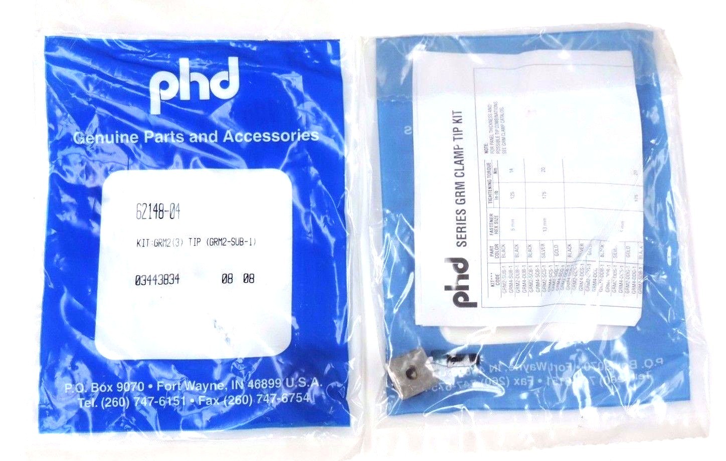 2 NIB PHD 62148-04 KIT: GRM2(3) TIP (GRM2-SUB-1) 6214804