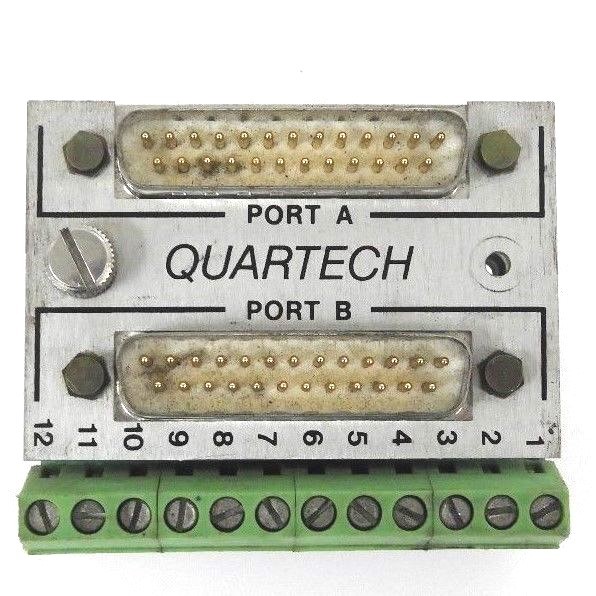 Used QUARTECH 600P17H03 CIRCUIT BOARD W/ CONNECTORS
