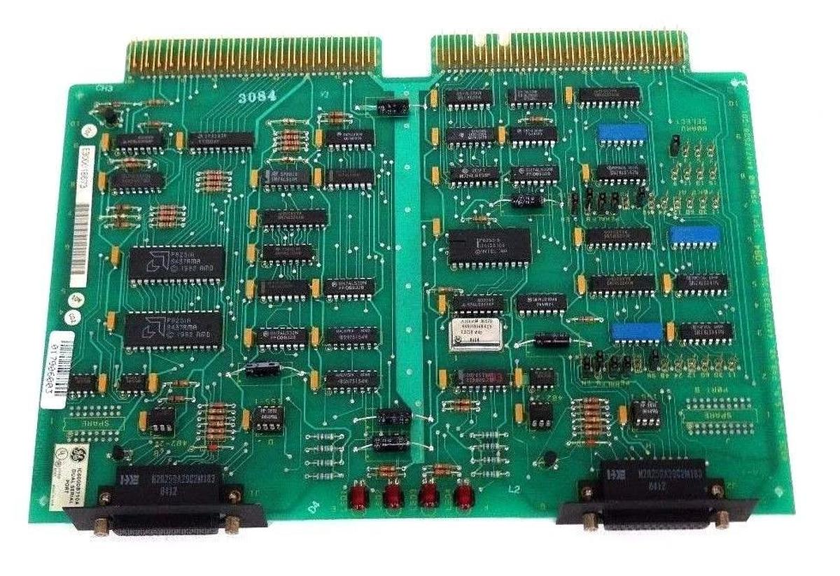 Used GENERAL ELECTRIC IC600DB710A DUAL SERIAL PORT 44B717368-002/2, IC600DB710