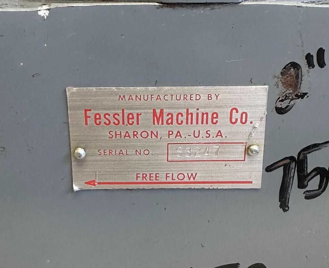 Used NEW FESSLER MACHINE CO 2'' HYDRAULIC SPEED CONTROL VALVE 750PSI