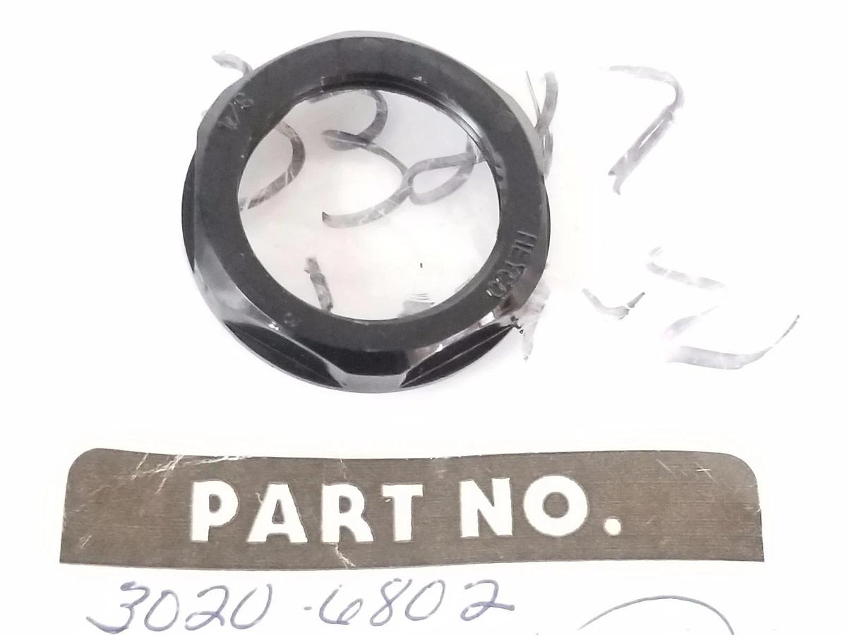 LOT OF 5 NEW HEYCO 3020-3802 LOCKNUTS 3/4'' BLACK