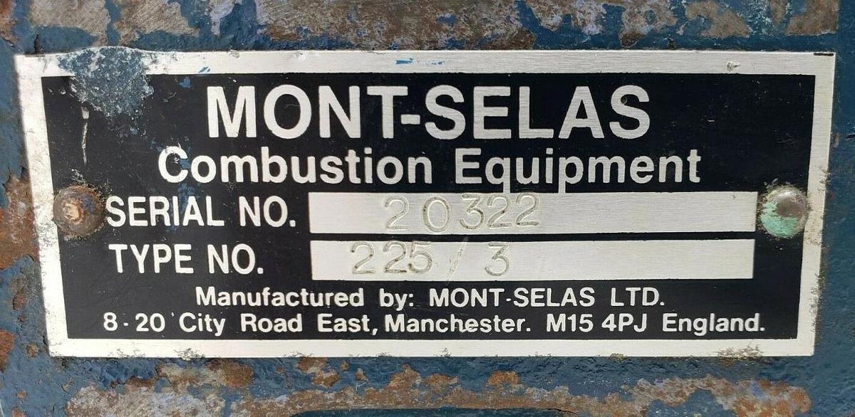 Used MONT-SELAS 225/3 2-1/2" PROPORTIONING AIR VALVE TYPE 225, 2253