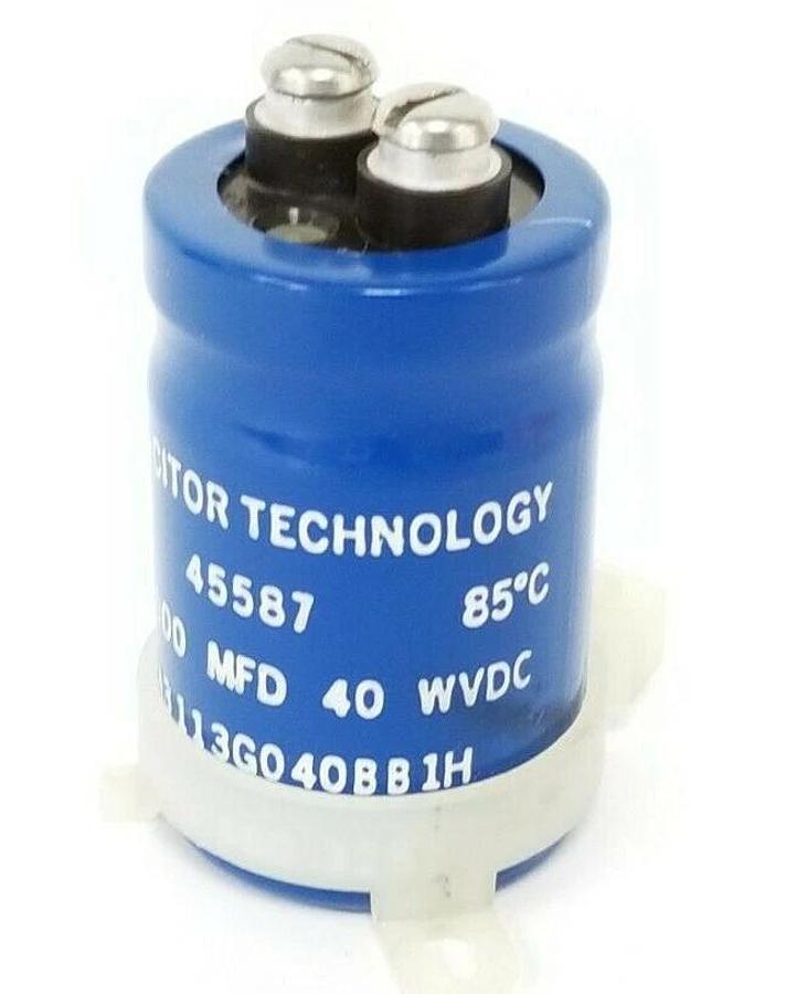 Used CAPACITOR TECHNOLOGY FA3113G040BB1H CAPACITOR 11000 MFD 40 WVDC FA3 45587