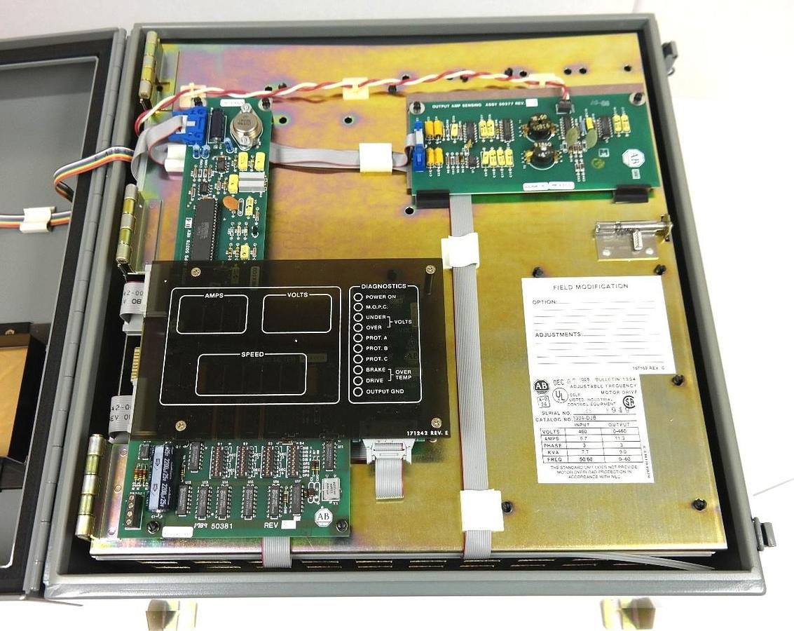 Used NEW ALLEN BRADLEY 1334-DJB ADJ. FREQ. MOTOR DRIVE 1334DJB SERIES B