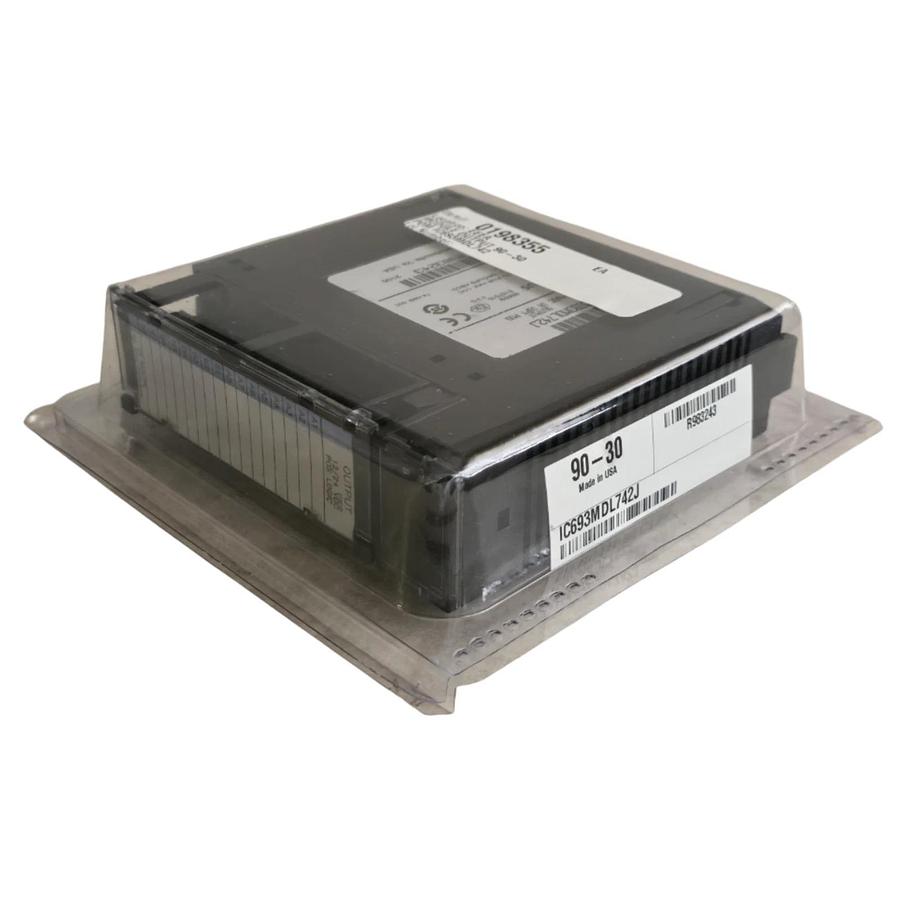 Used GE FANUC IC693MDL742J 90-30 OUTPUT MODULE 12/24VDC 1A 16PT POS IC693MDL742 NSFS