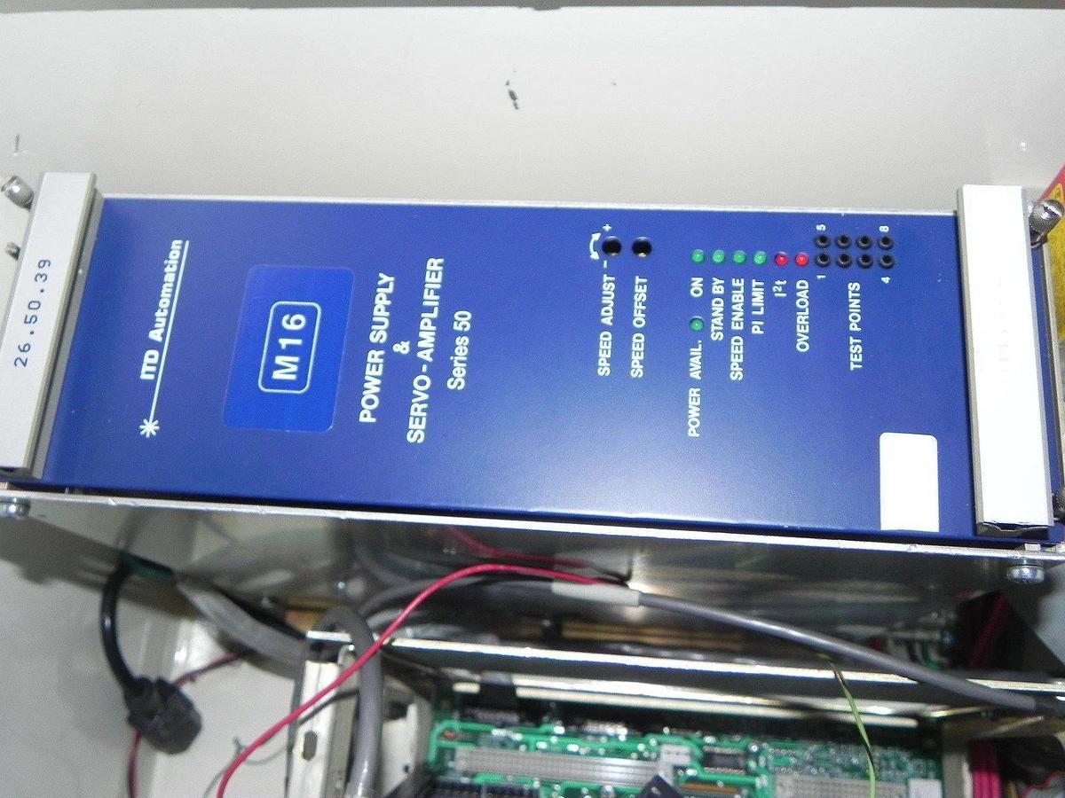 Used ITD AUTOMATION GEN 3 TORK TRAK CONTROLLER TTL53-110-M16 PART# 575831 110VAC 15A