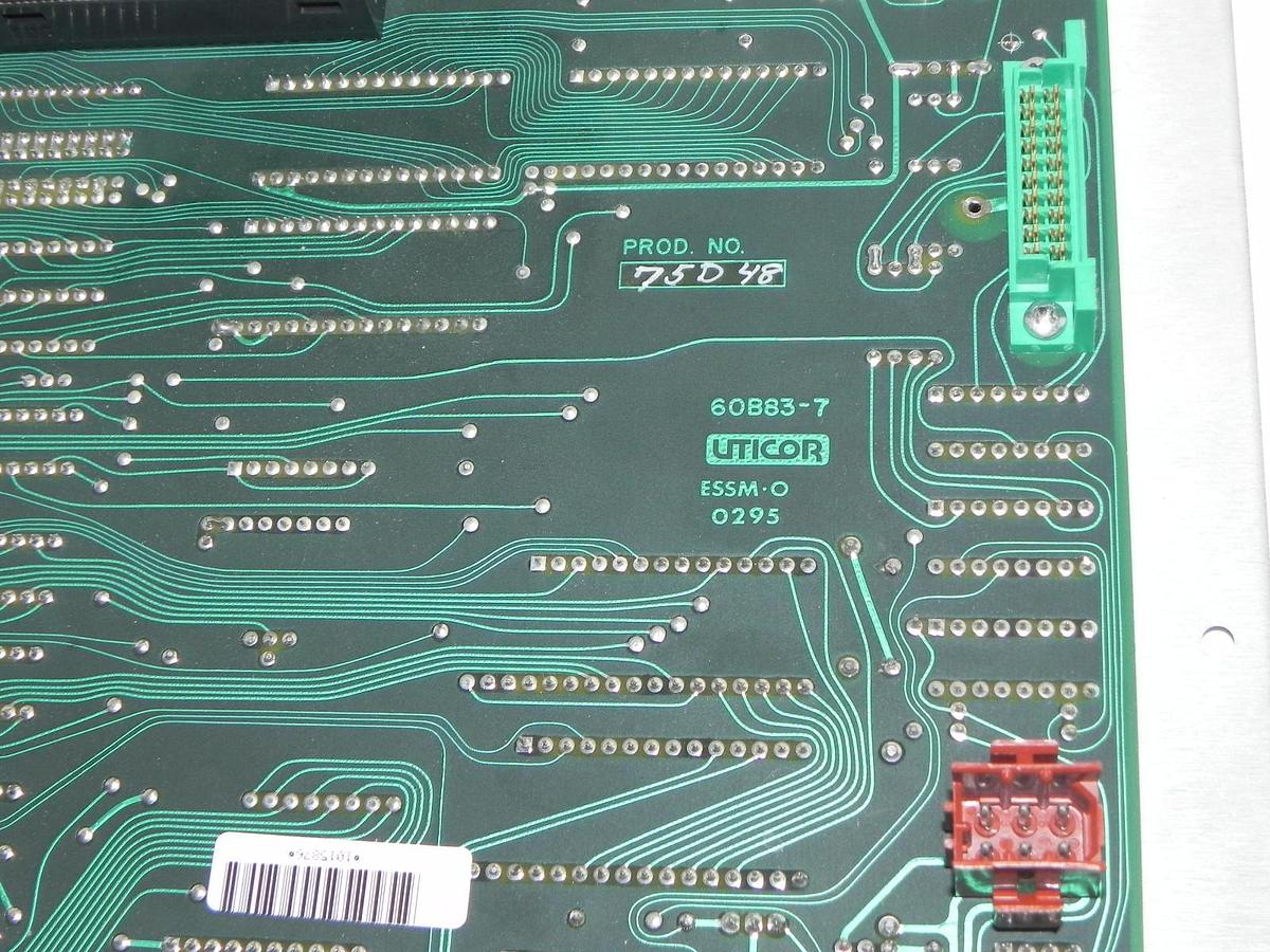 Used REPAIRED UTICOR DATA ENTRY PANEL 75C95, UTICOR 75D48, 60B83-7