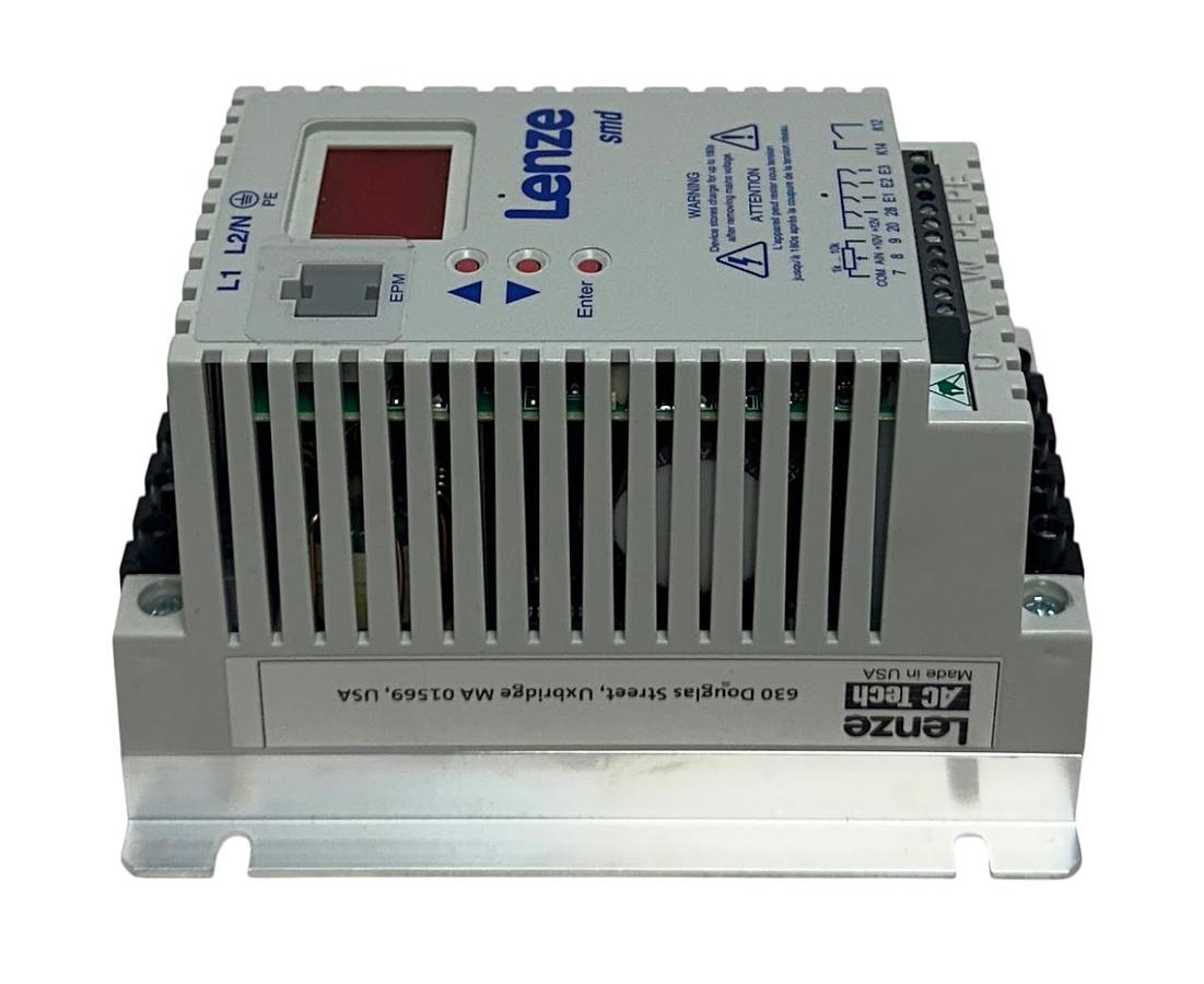 Used LENZE AC TECH ESMD751X2SFA / 13452276 SMD INVERTER DRIVE 0.75kW/1.0HP NSMP *READ