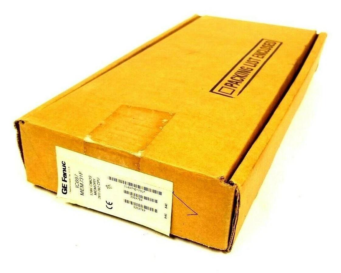 NIB GE FANUC IC697MEM731F 128K CMOS MEMORY FOR 781/782 CPU MODULE IC697MEM731
