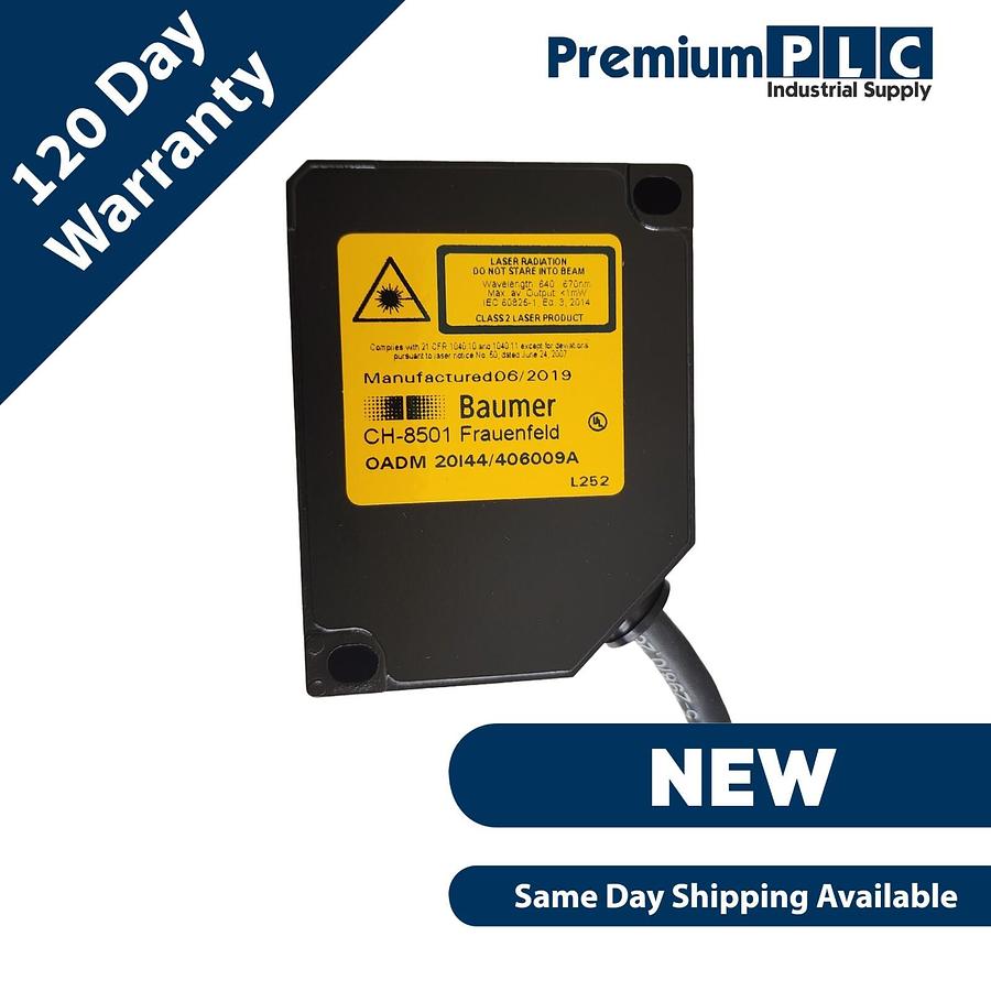 Used NEW BAUMER CH-8501 / OADM 20I44/406009A DISTANCE LASER POSITION SENSOR 10161885