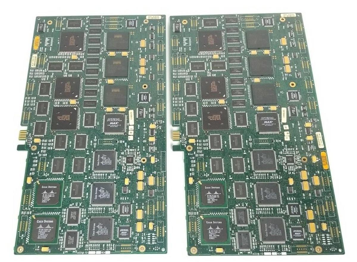 Used LOT OF 2 CISCO SYSTEMS 73-3238-07 CONTROL BOARDS 9816813-0003