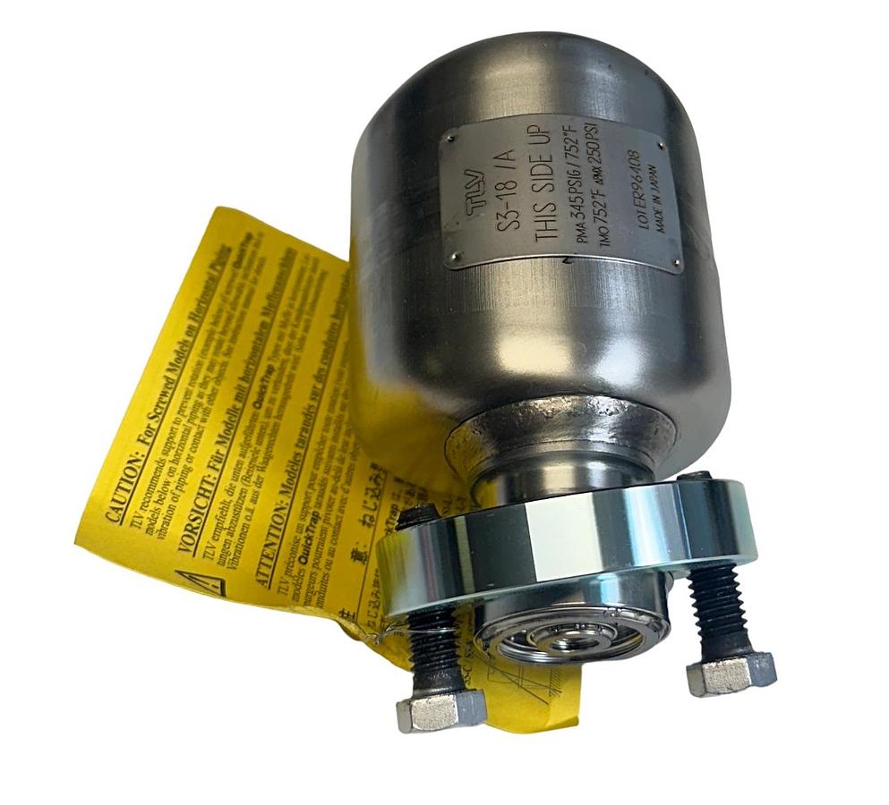 Used NEW TLV S3-18/A / 1036624 QuickTrap STEAM TRAP TYPE 316L SS NSMP