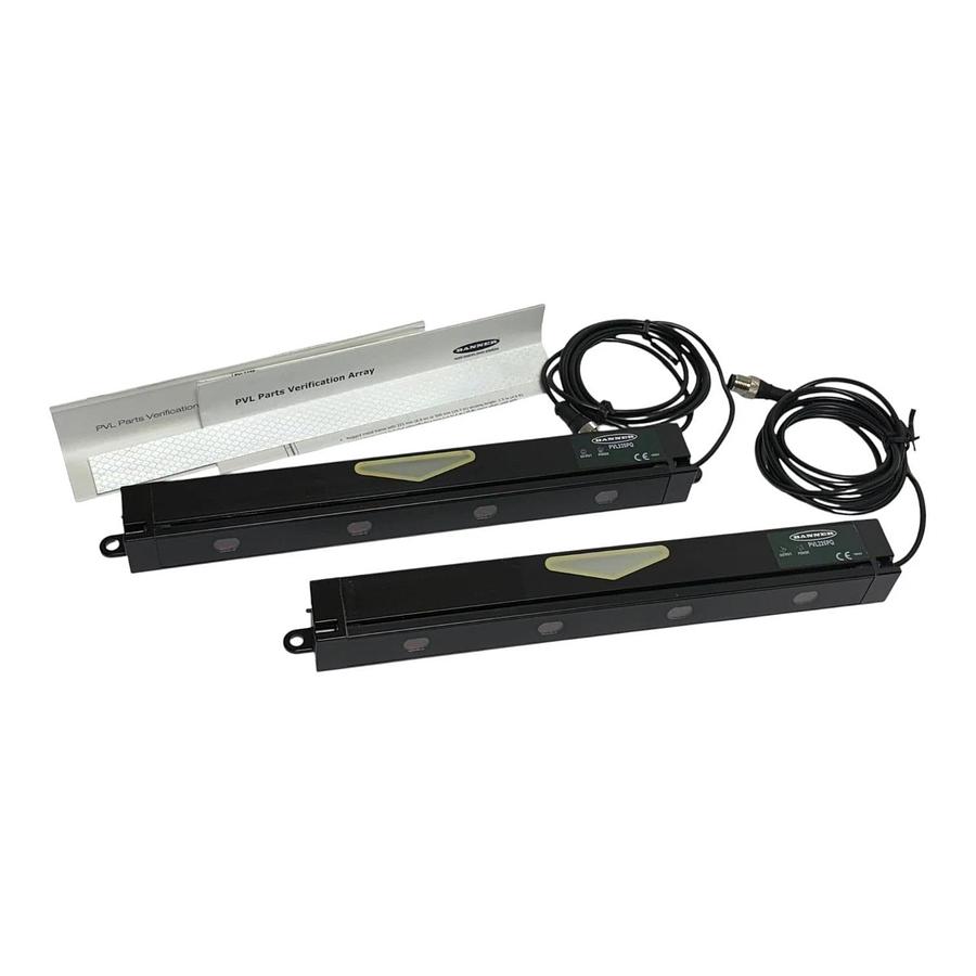 Lot of 2 Banner PVL225PQ Parts Verification Array Sensor Pick-to-Light Unused