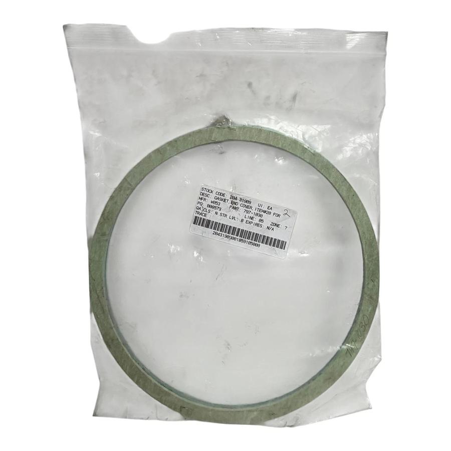 W053 797-1030 End Cover Flange Gaskets Item #20 - Lot of 2 New Surplus