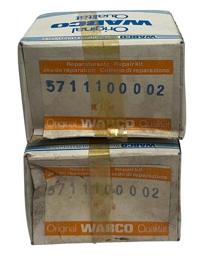 Used 2 WABCO 5711100002 OEM PNEUMATIC VALVE REPAIR KITS NSFS