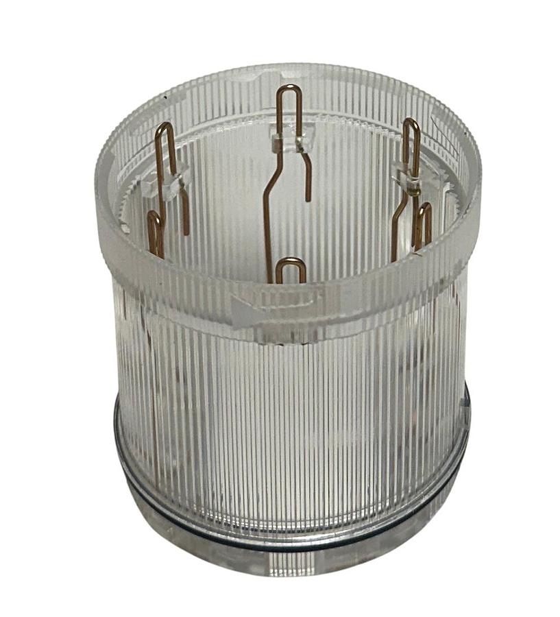 Used WERMA 641 400 00 / 64140000 PERMANENT LIGHT ELEMENT CLEAR 240VAC/DC 7W NSNP