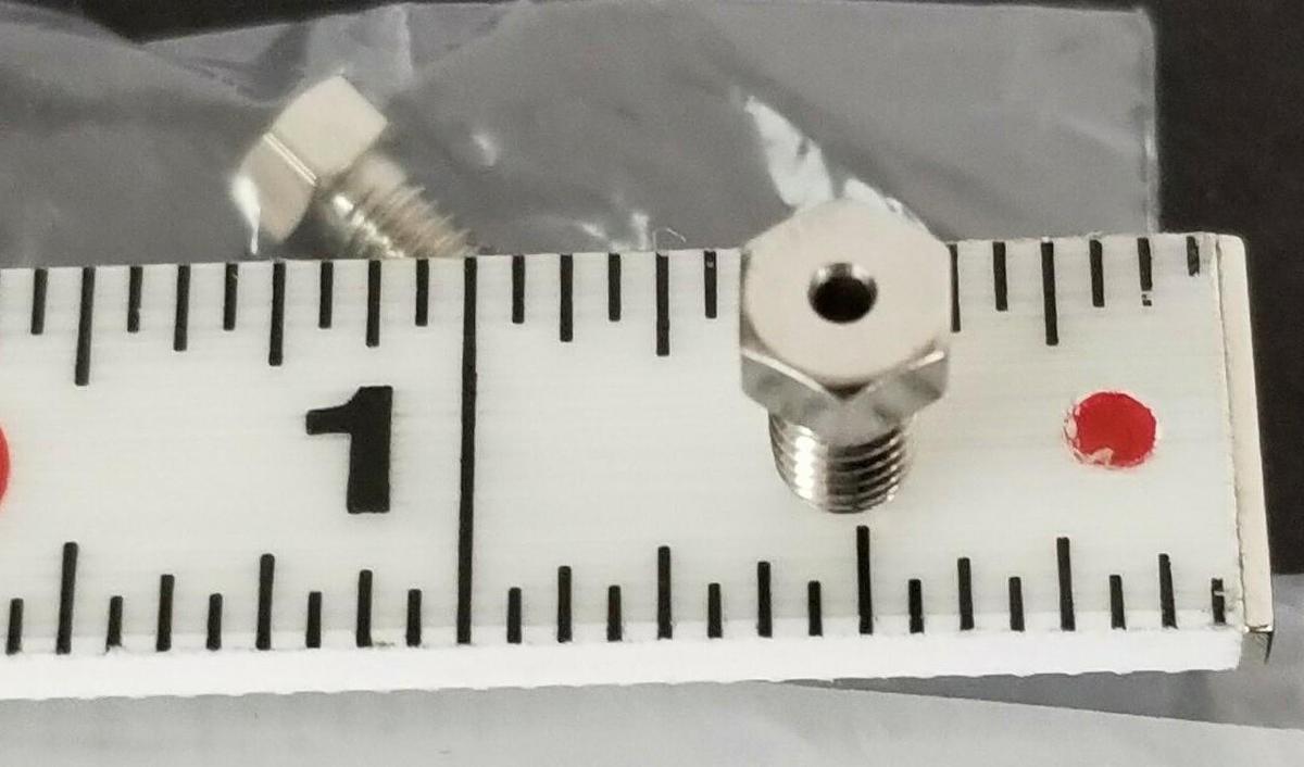 LOT OF 2 MICROMASS WATERS 6060806 VALCO 1/16 NUTS TYPE ZN1