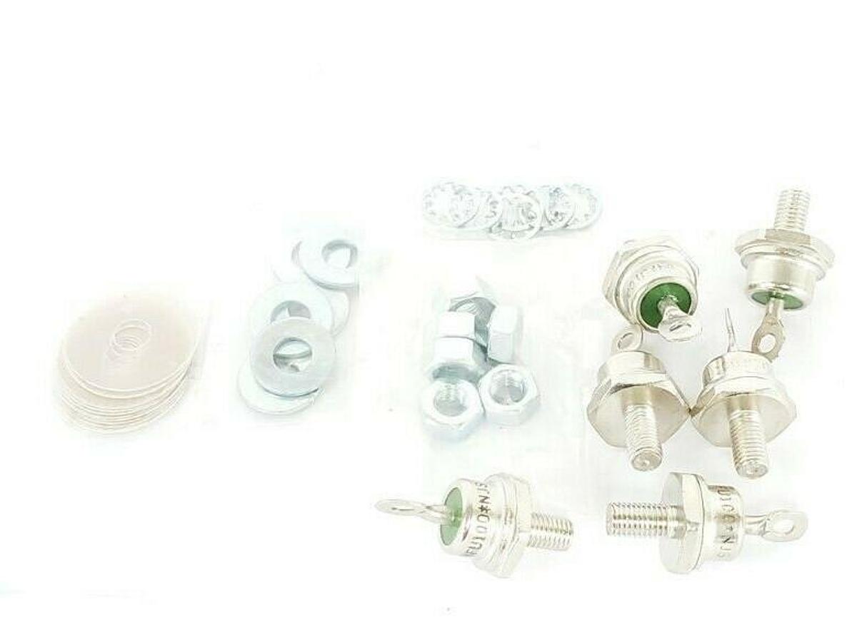Used LOT OF 6 NEW VISHAY 60HFU-100 POWER RECTIFIERS W/ HARDWARE 60HFU100 NJS