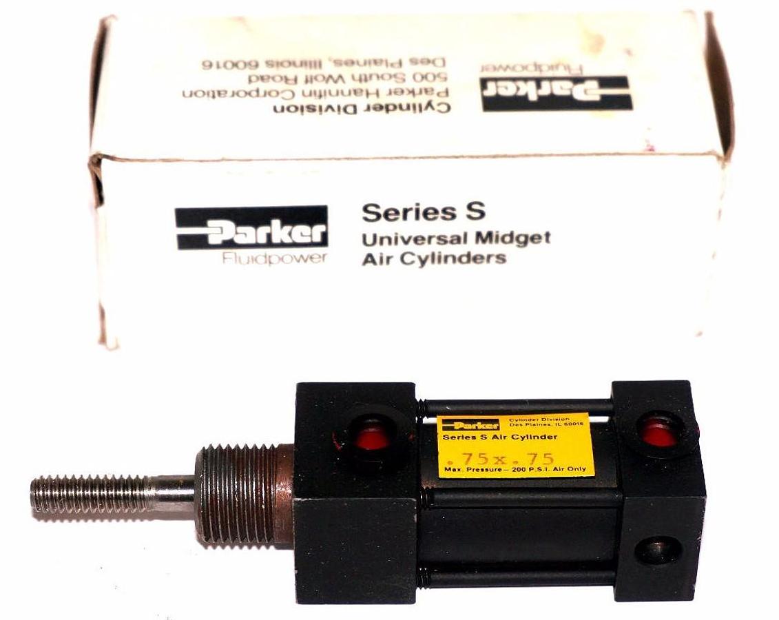 Used NIB PARKER .75X.75 SERIES S AIR CYLINDER 75X75