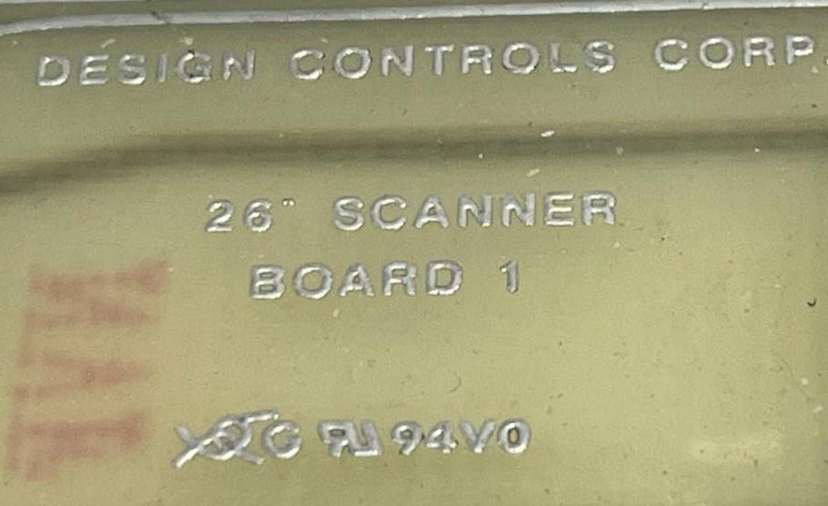 Used (SET OF 2) DESIGN CONTROLS CORP. 26 SCANNER BOARD 1 & 2 , CONTROL MODULE
