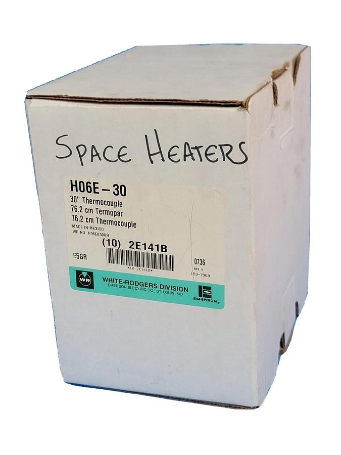 Used BOX OF 5 NEW WHITE-RODGERS H06E-30 THERMOCOUPLES 30''