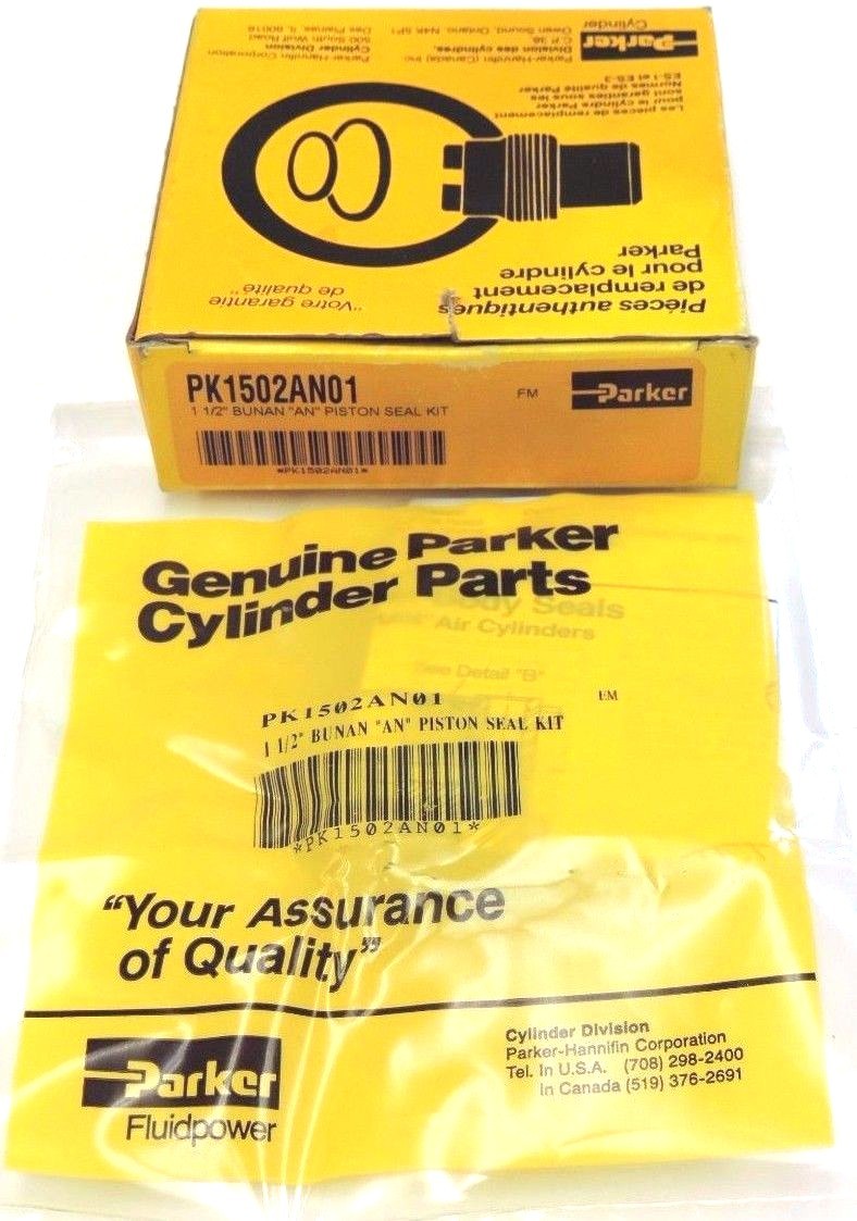 NIB PARKER PK1502AN01 1 1/2" BUNAN ''AN''PISTON SEAL KIT
