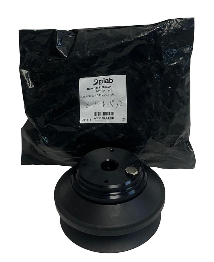 Used PIAB B110.30.11UA / 3150030P BELLOWS SUCTION CUP B SERIES 940100 NSMP