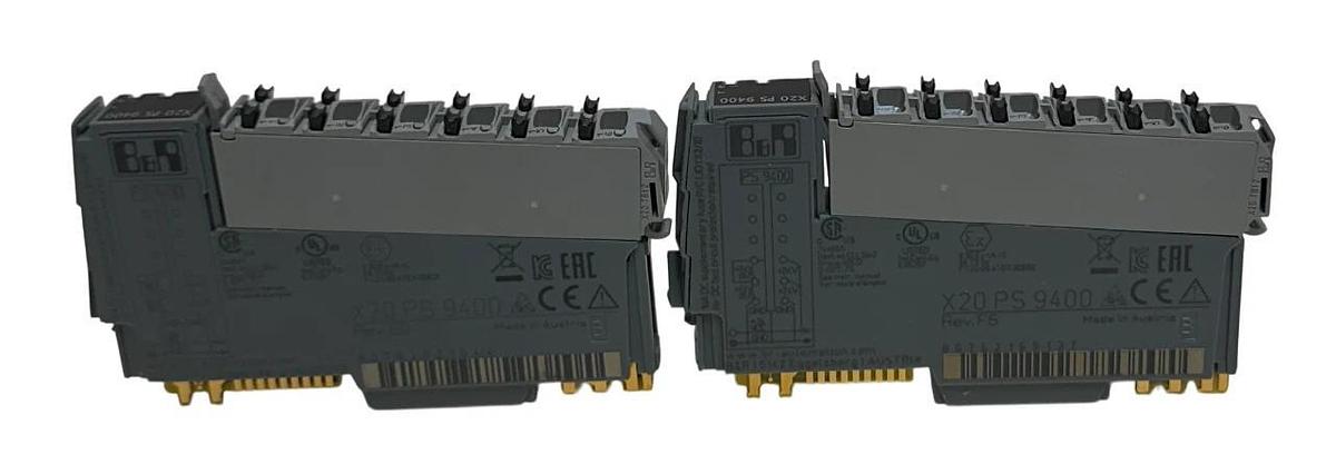 2 B&R X20 PS 9400 / X20PS9400 X20 SERIES POWER SUPPLY MODULES 24VDC FOR BUS NSNP