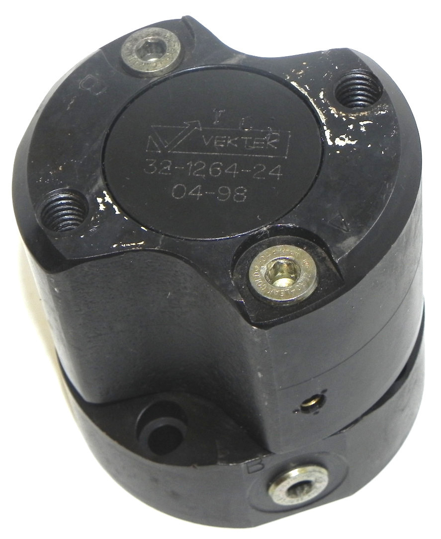 Used REPAIRED VEKTEK 32-1264-24 ROTARY UNION 32126424