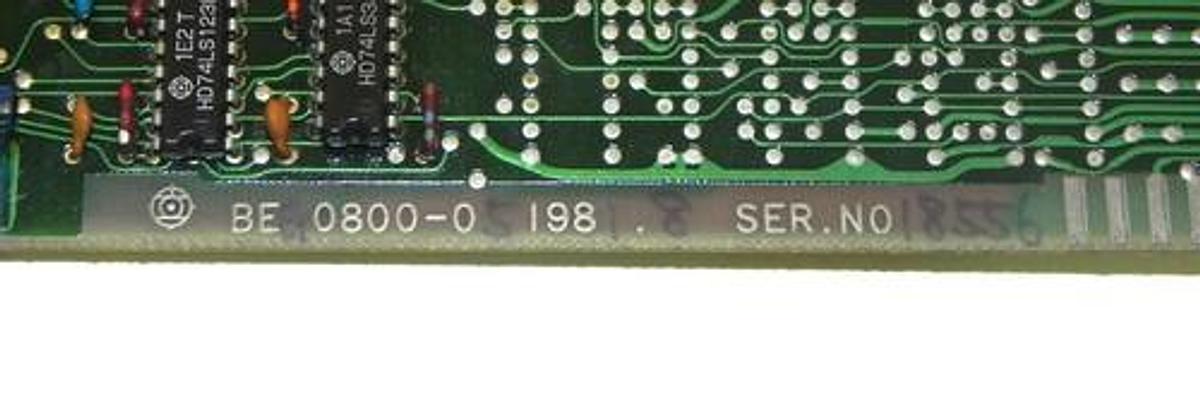 Used HITACHI A87L-0001-0015/05H BUBBLE MEMORY BOARD BMU 64-1 A87L-0001-0015