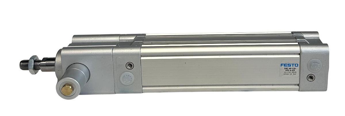 Used FESTO DNC-40-120-PPV-A-KP / 163334 PNEUMATIC STANDARD CYLINDER ISO 12BAR NSNP