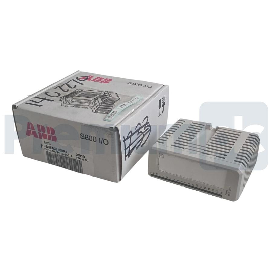 ABB S800 I/O 3BSE008508R1 DI810 Digital Input Module 24V 16-Ch PR:H G3 NSMP