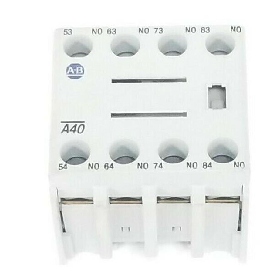 Used ALLEN BRADLEY 100-F AUXILIARY CONTACT BLOCK SER. B SER. B 230-690V 10A 100F