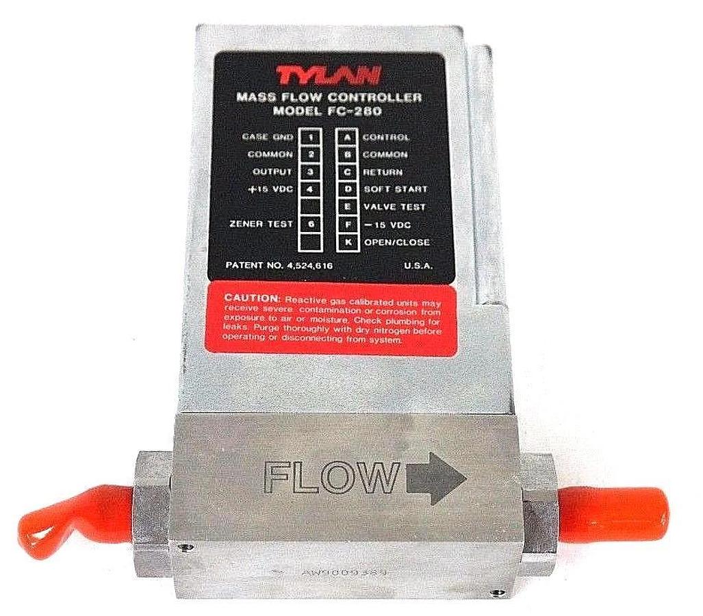 Used NIB TYLAN FC-280AV MASS FLOW CONTROLLER MODEL FC-280