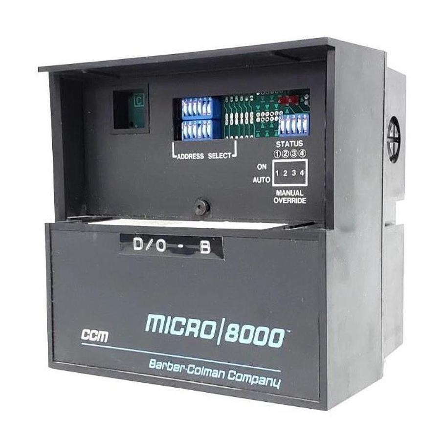 Used BARBER COLMAN CCM-8202 MICRO 8000 INPUT INTERFACE W/ BASE 24VAC 50/60HZ 2.25VA