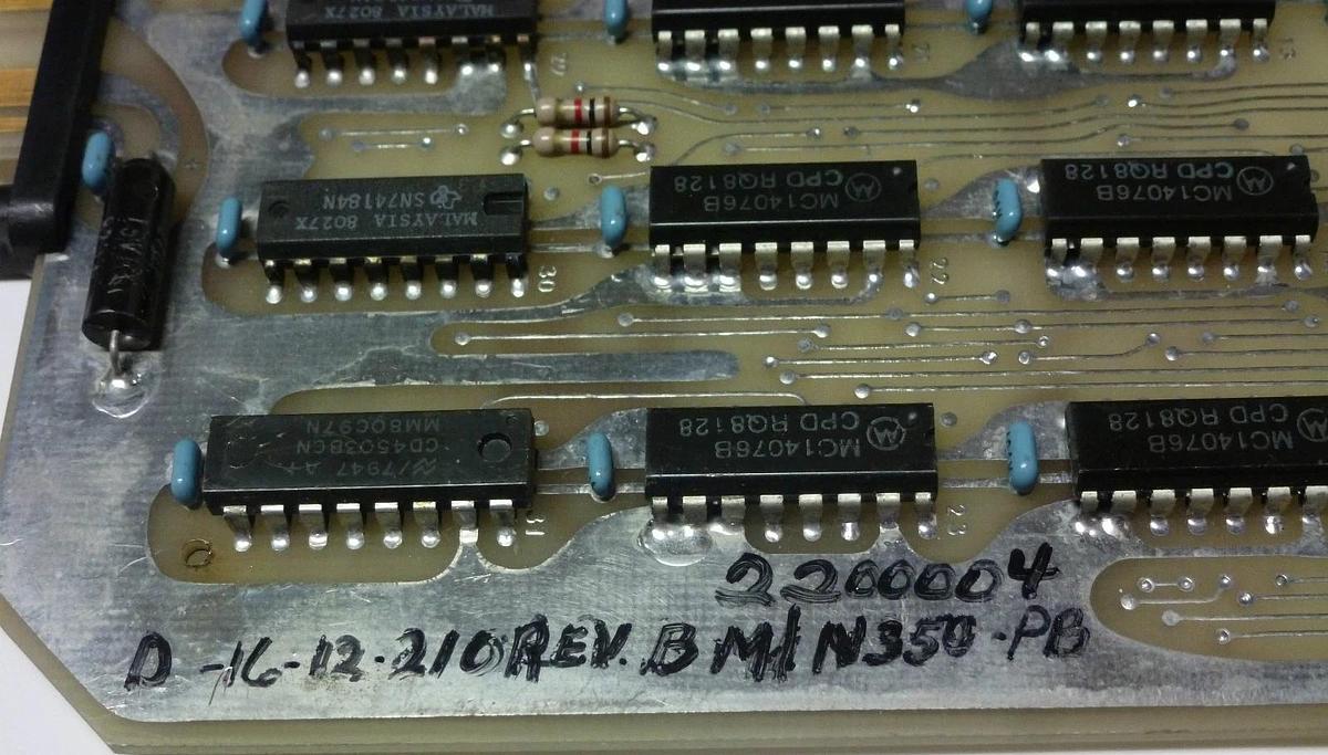 Refurbished ISSC D-16-12-210 REV. B M/N 350-PB COMP SIDE D-16-09-062D CKT SIDE D-16-09-062
