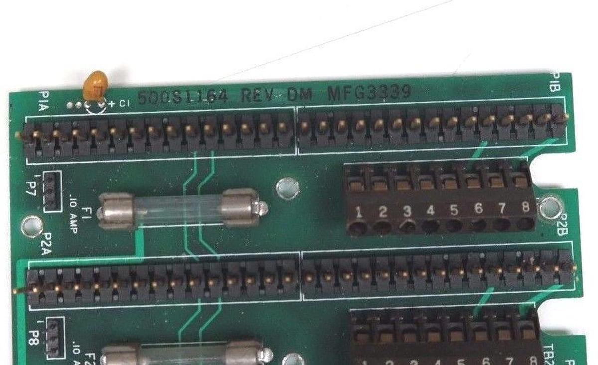 Used ABB 500S1164 REV. DM, INTERCONNECT BOARD 500P1347, 180246.35P