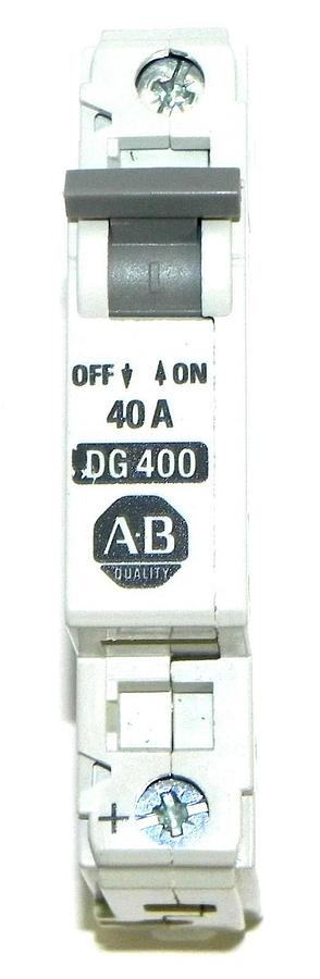 NEW ALLEN BRADLEY 1492-CB1DG400 CIRCUIT BREAKER 40A, SER. B, 1492CB1DG400