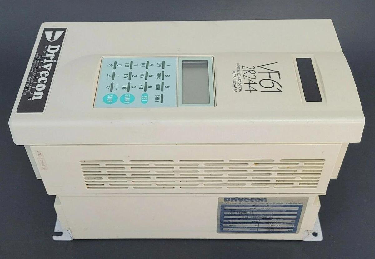 Used DRIVECON VF61-2R244 AC DRIVE VF612R244