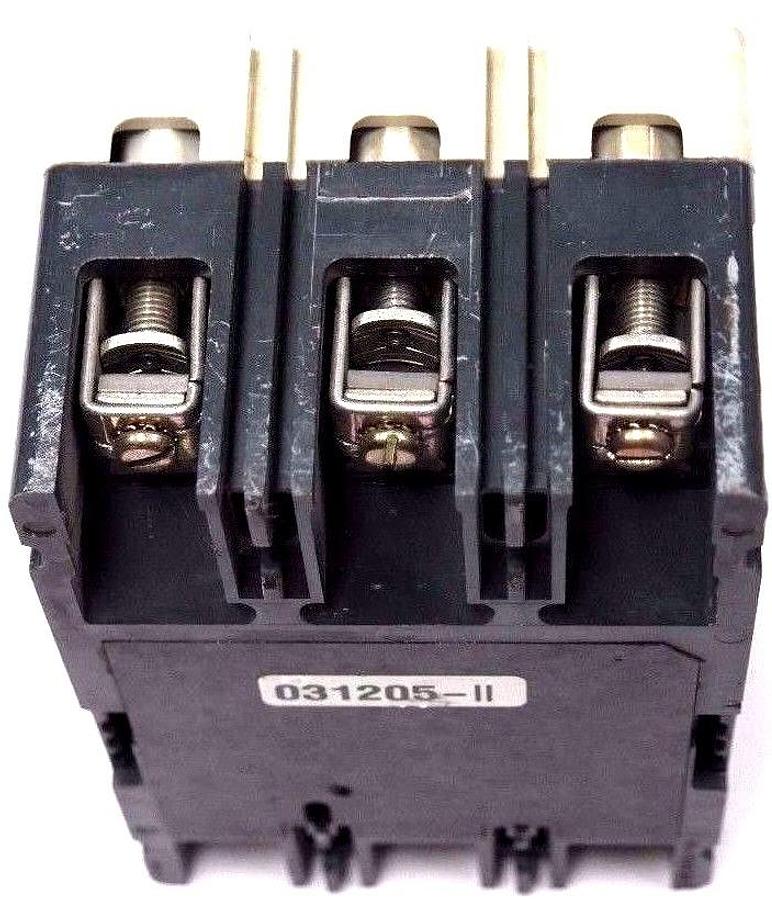 Used CUTLER HAMMER HFD65K CIRCUIT BREAKER HFD3015L, 6639C98G84, 15AMPS, 3POLES