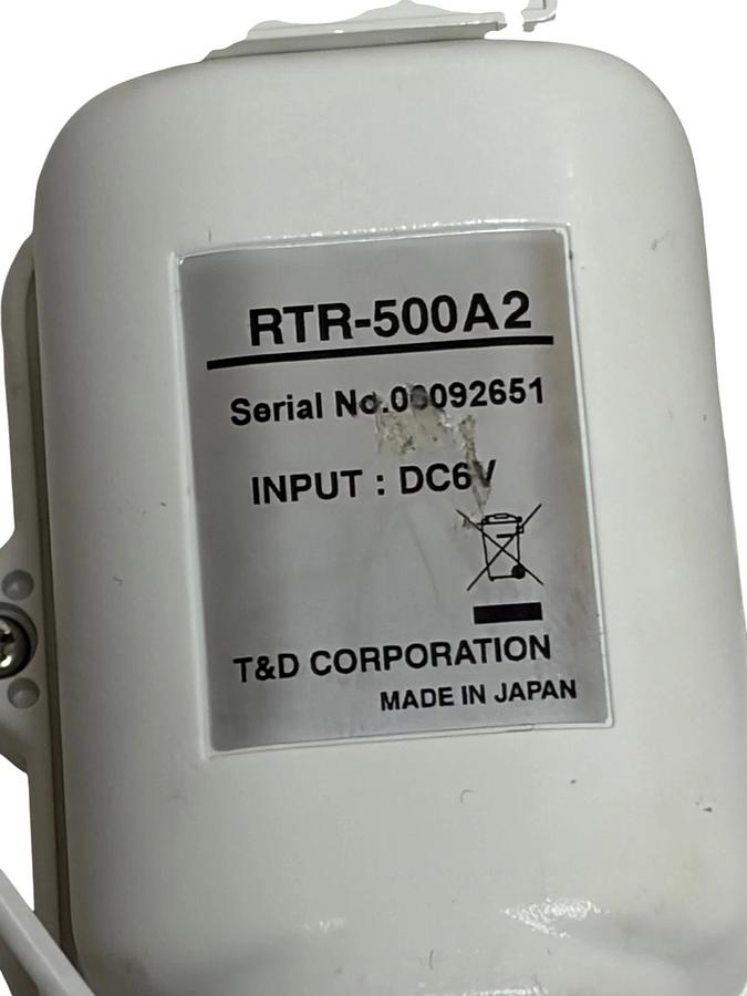 Used Lot of 2 T&D RTR-502 Wireless Temp Data Loggers RTR-500A2 Batteries Included